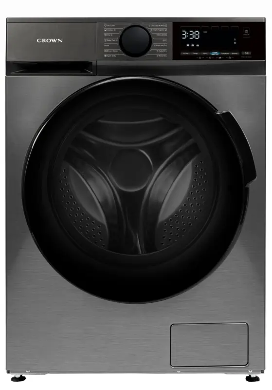Пералня със сушилня Crown CWD10714DIX , 10.00 kg, 1400 об./мин., 7 kg, A , D , D , Inox