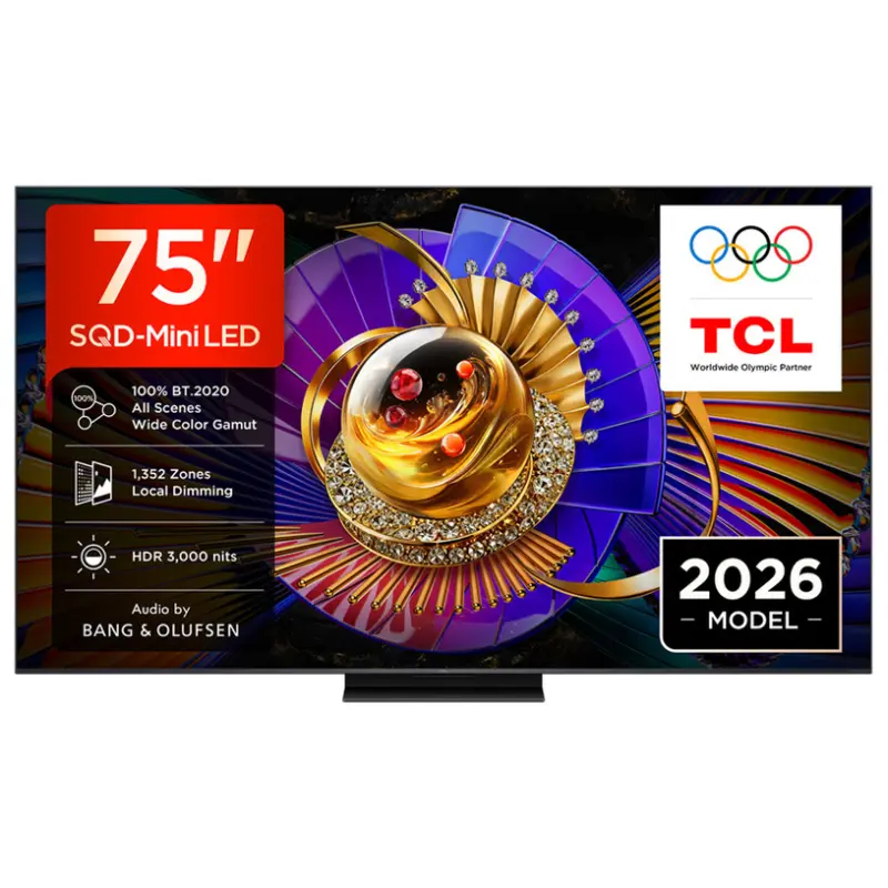 Телевизор TCL 75C7L , 189 см, 3840x2160 UHD-4K , 75 inch, Android , Mini LED , Smart TV