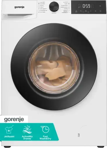 Пералня със сушилня Gorenje WDG2PS954A1D2 , 1400 об./мин., 5 kg, 9.00 kg, D , Бял