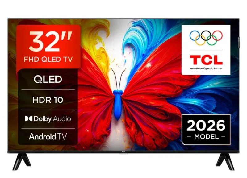 Телевизор TCL 32S5L , 1920x1080 FULL HD , 32 inch, 80 см, Android , QLED