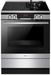 Готварска печка (ток/газ) AMICA 6226MCE3.45EEZPTSD(XX) , 2 газ 2ток , INOX