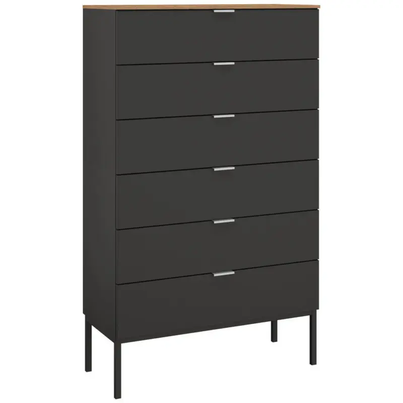 Highboard , 80/138/42 cm, 6 Schublade(n)