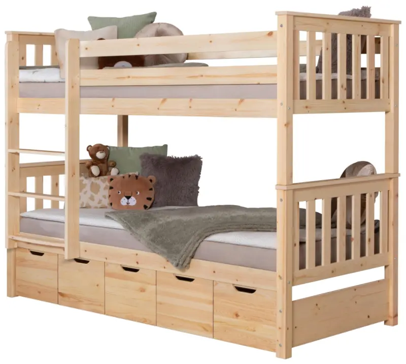 Etagenbett Sammy Naturfarben ca. 90x200cm