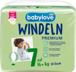 Scutece Premium, mărimea 7 XXL (16+ kg)