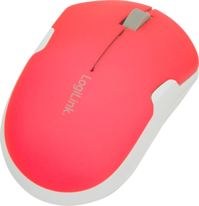 LogiLink optische Maus, Wireless, 1200dpi, rot NEU OVP USB Plug & Play