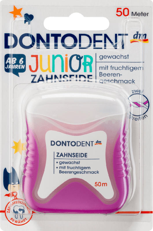 DONTODENT Zahnseide Junior