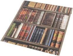 Papiertapete Bücherregal
