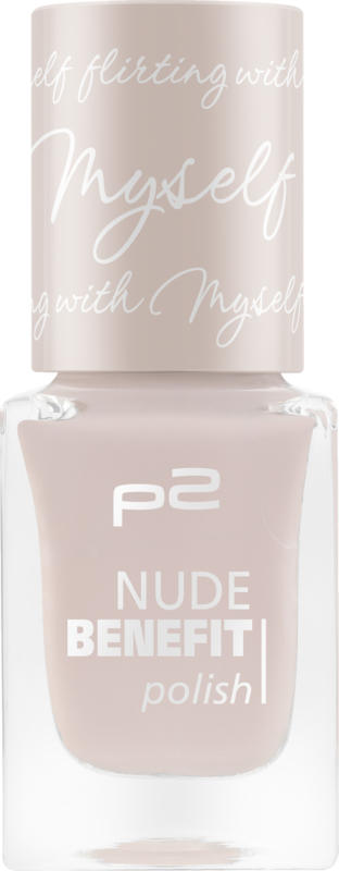 p2 cosmetics Nagellack nude benefit polish flirting with myself 020