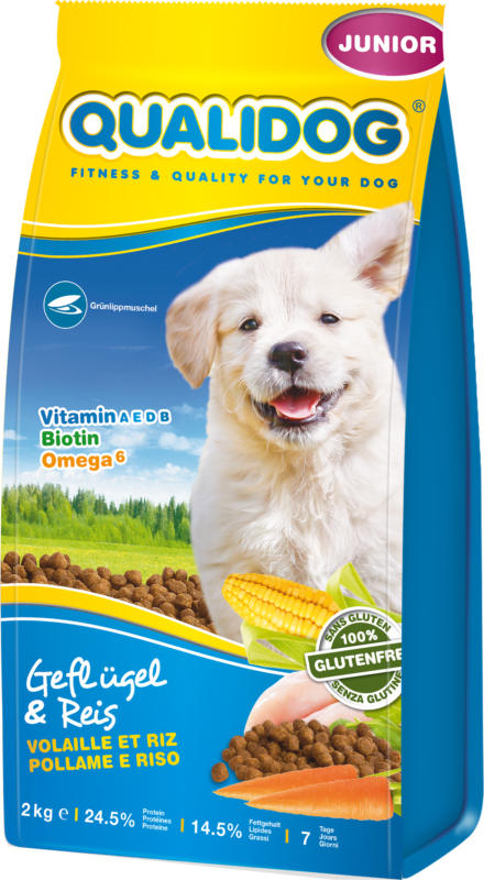 QUALIDOG Junior Geflügel & Reis 2kg