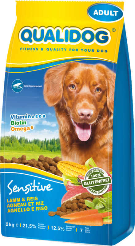 QUALIDOG Adult Sensitive Agneau & Riz 2kg