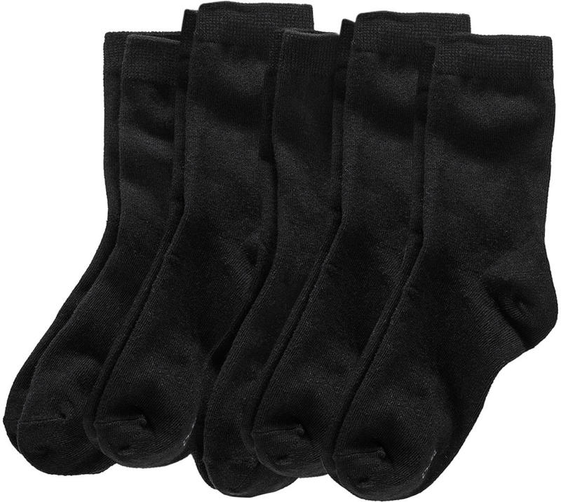 5 Paar Jungen Socken in Schwarz