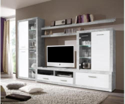 Wohnwand CanCan Beton-Optik