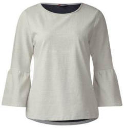 Rundhalsshirt mit Volants