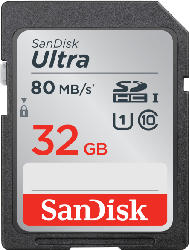 Speicherkarten & -adapter - SANDISK Ultra, SDHC Speicherkarte, 32 GB, 80 MB/s