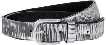 Cooler Metallic-Ledergürtel