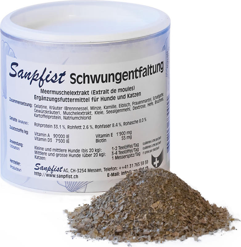 Sanpfist Extrait de moules Schwungentfaltung 250g