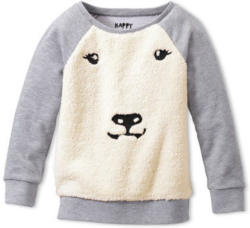 Sweatshirt mit Plüsch-Eisbär