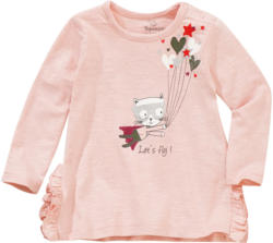 Baby Langarmshirt mit seitlichen Rüschen