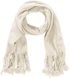 Damen Schal mit Pompons