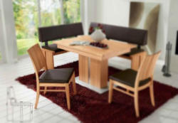 Niehoff Stuhl / Holzstuhl Kernbuche / espresso - 2 Stück