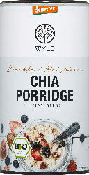 WYLD Porridge, Chia Porridge Heidelbeere, demeter