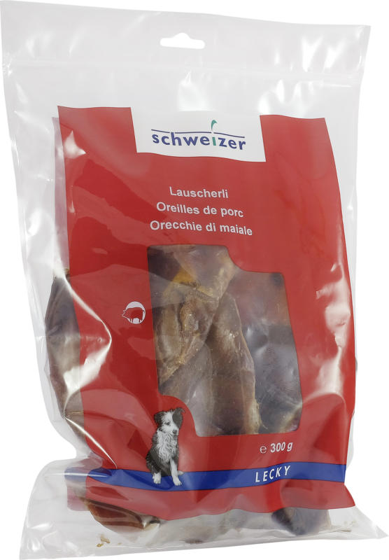 Lecky Schweineohren Lauscherli 300g