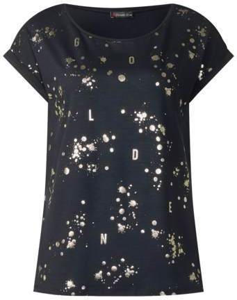 T-Shirt mit Folienprint