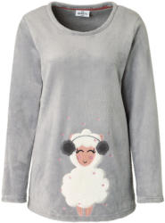 Damen Fleecepullover mit Schaf-Applikation