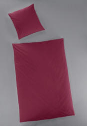 Luxus-Satin-Bettwäschegarnitur bordeaux