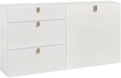 Sideboard Global Fablo in Lack weiß