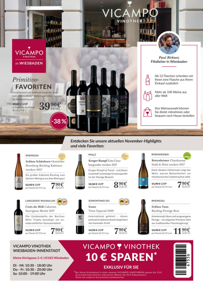 Marktjagd VICAMPO VINOTHEK Angebote Und Prospekte