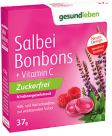 Salbei-Bonbons zuckerfrei Himbeergeschmack 37 g