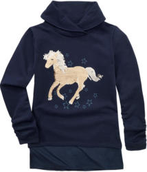 Mädchen Sweatpullover mit Wendepailletten