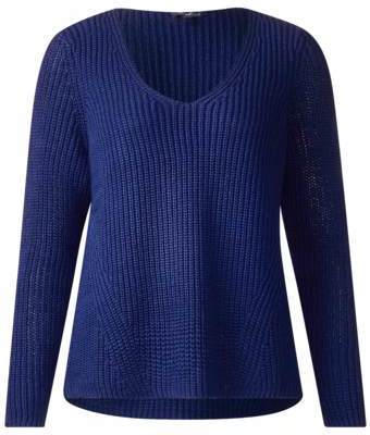 V-Neck Strick Pullover
