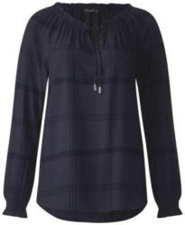Tunika Bluse mit Flockprint
