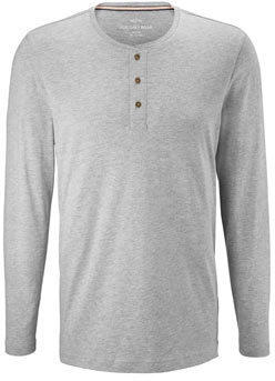 Henley-Langarmshirt