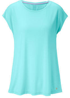 Sportshirt mit Rückenausschnitt im Layering-Look