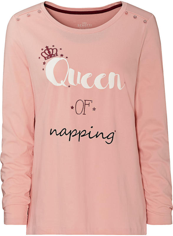 Damen Schlafshirt mit Message-Print