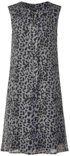 Verspieltes Leo-Look Kleid