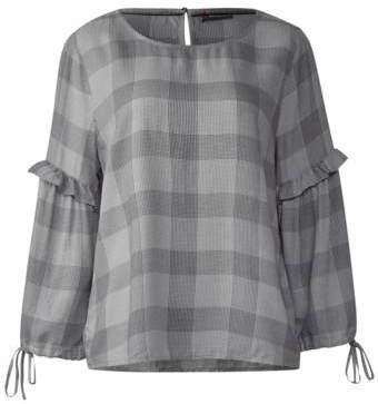 Detailreiche Karo Bluse