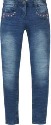Mädchen Skinny-Jeans mit Stickerrei