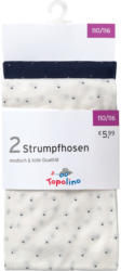 2 Mädchen Strumpfhosen aus Mikrofaser