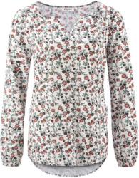Damen Schlupfbluse mit Blumenranken