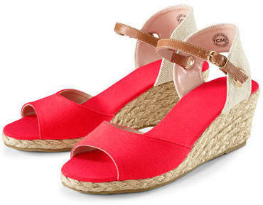 Espadrilles mit Keilabsatz