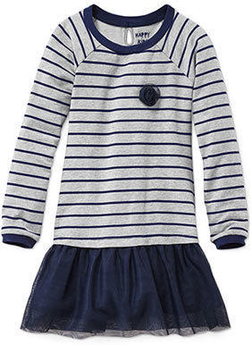 Sweatkleid mit Tüllrock