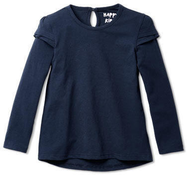 Langarmshirt mit Rüschen