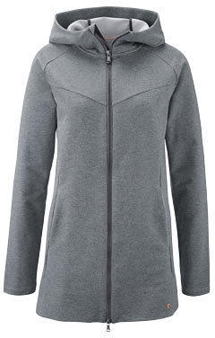 Lange Sweatjacke
