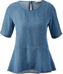 Bluse mit Volantsaum