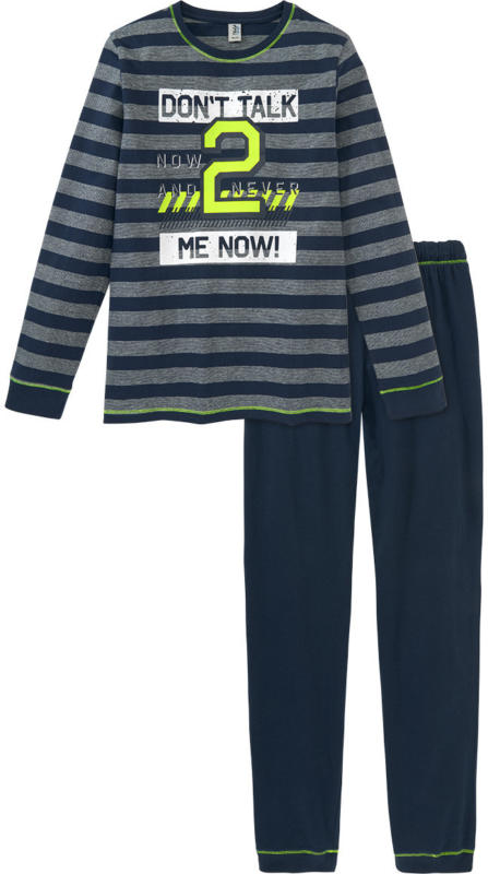 Jungen Schlafanzug mit Zahlen-Print