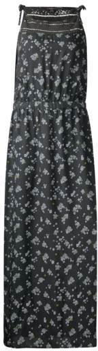 Blumenprint Maxi Kleid